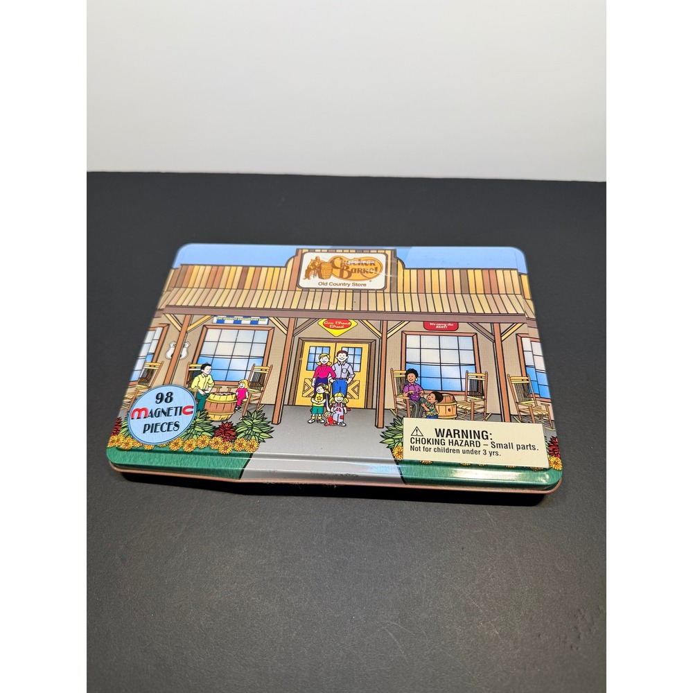 Cracker Barrel Old Country Store Magnetic Play Set 98 Pieces Travel Tin CB999